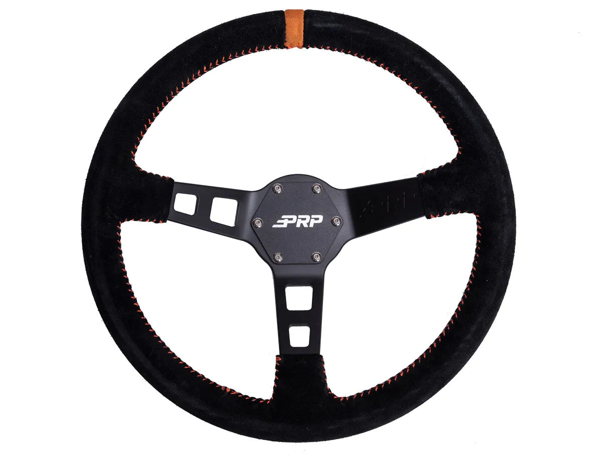 PRP Deep Dish Suede Steering Wheel