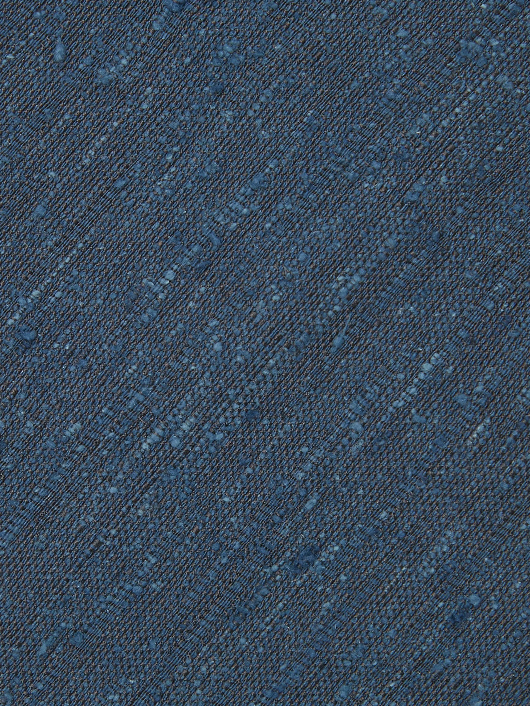 Pure Silk Shantung Tie - Blue