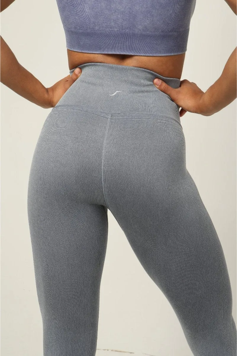 Ripped Leggings - Vintage Blue