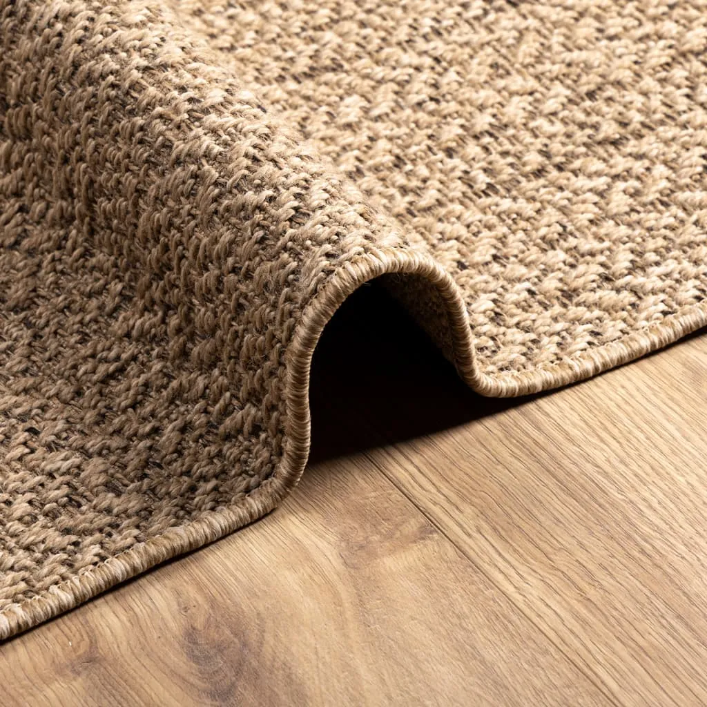 Rug ZIZUR 120x170 cm Jute Look Indoor and Outdoor