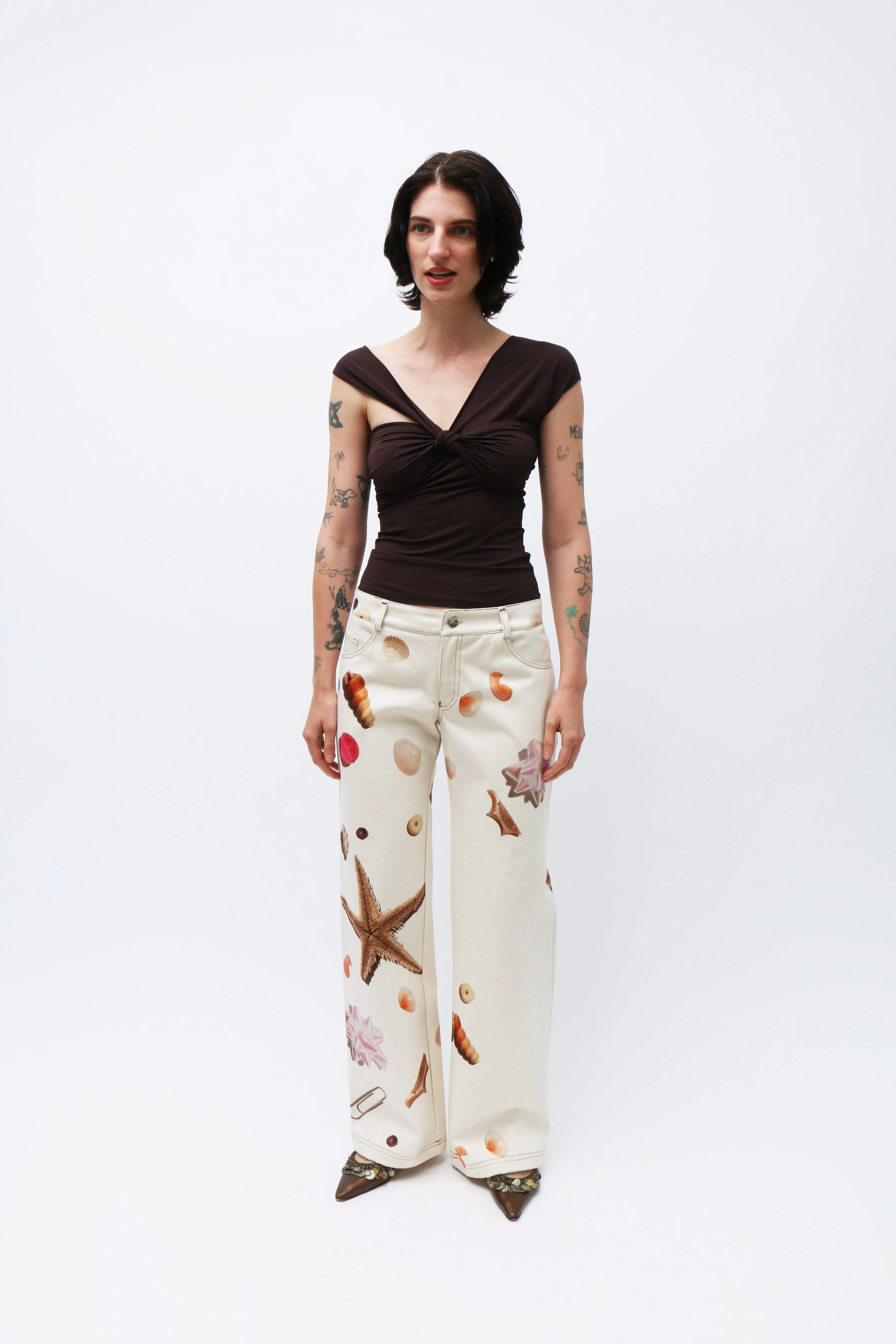 Seastar Printed Denim Trousers