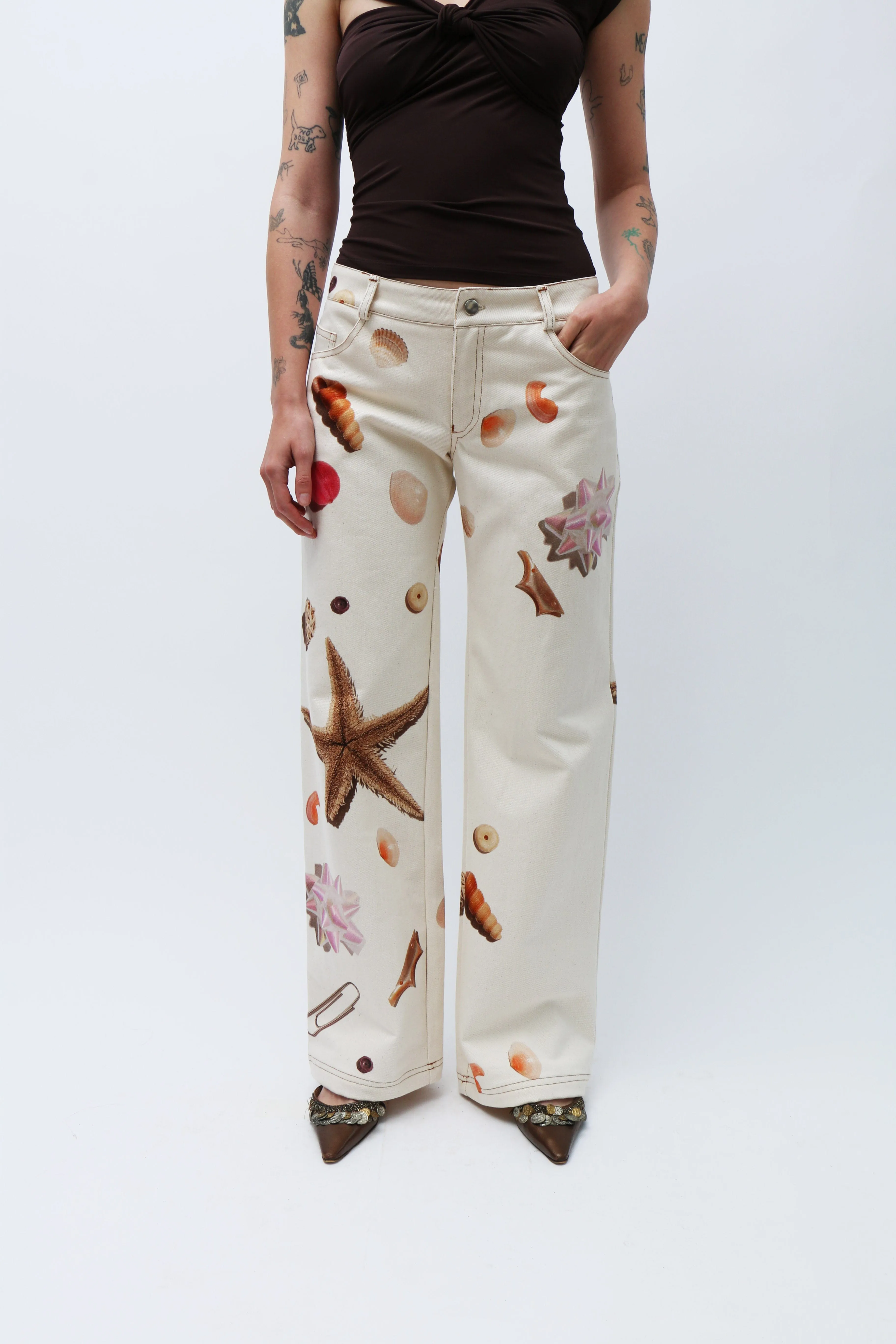 Seastar Printed Denim Trousers