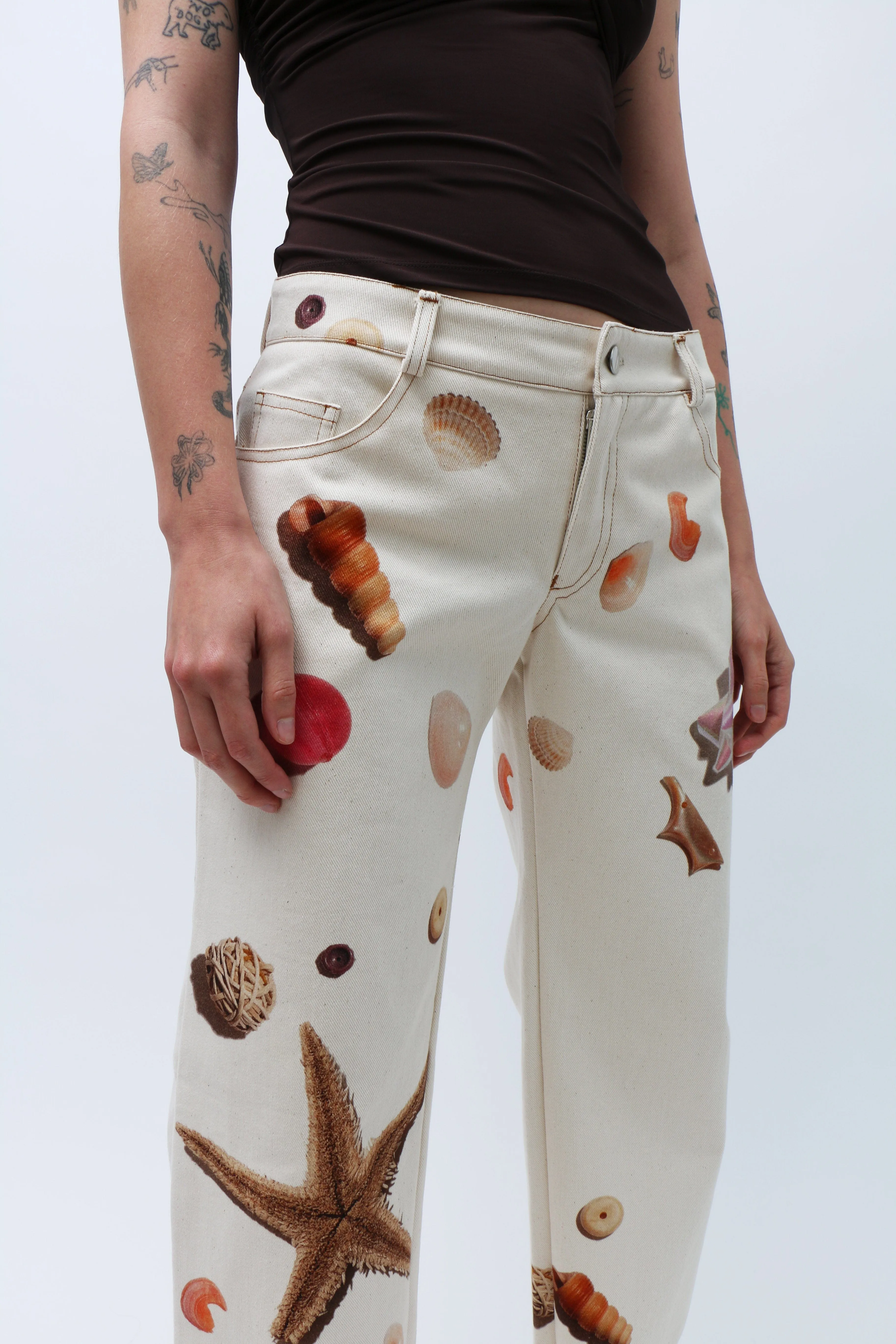 Seastar Printed Denim Trousers