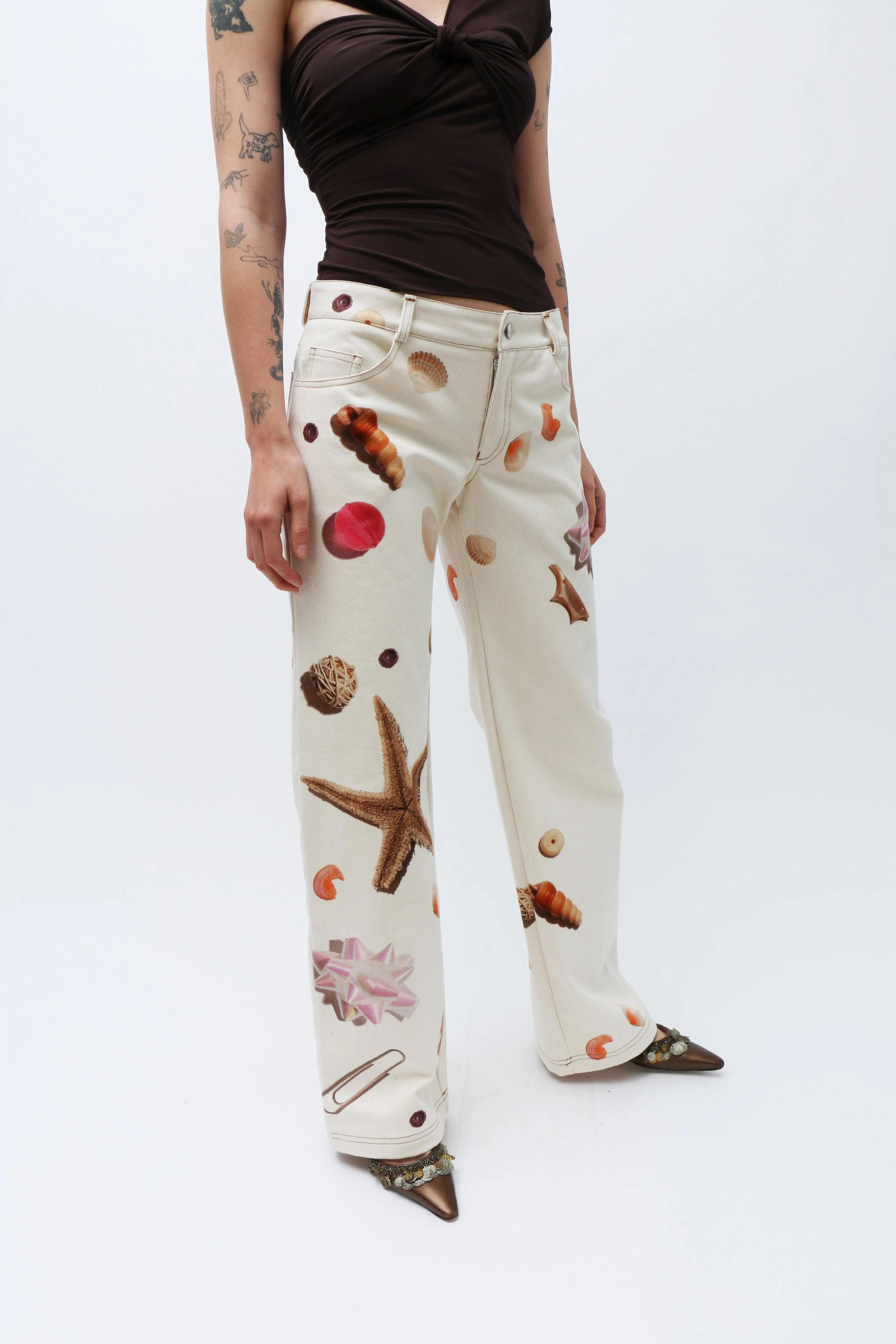 Seastar Printed Denim Trousers