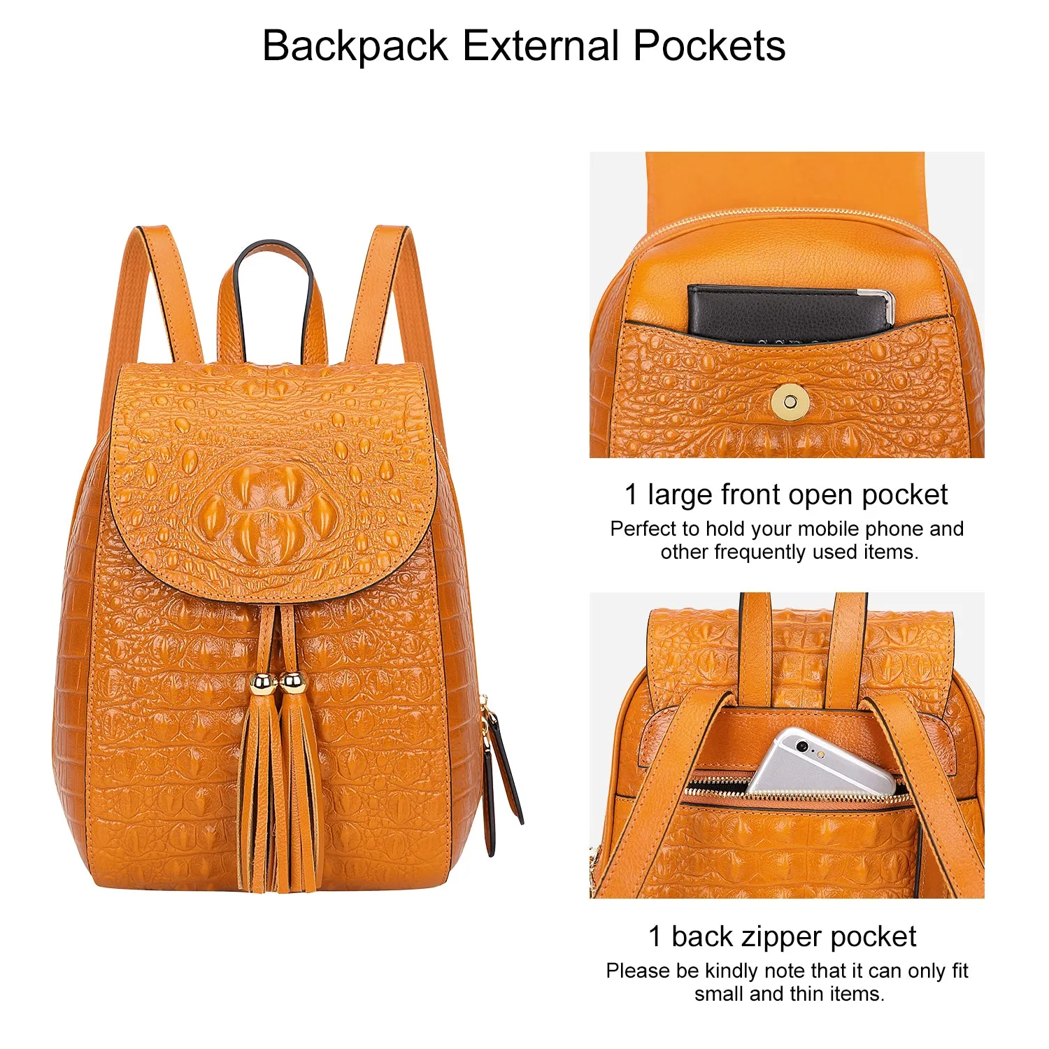Small Crocodile Backpack