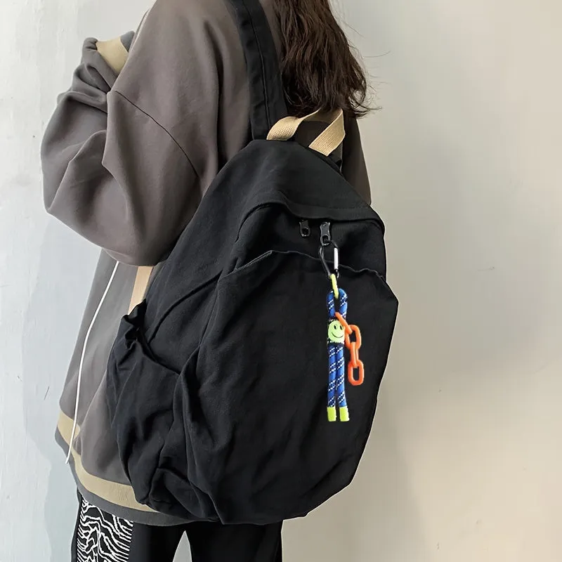 Stylish  Durable Canvas Backpack for College  Travel