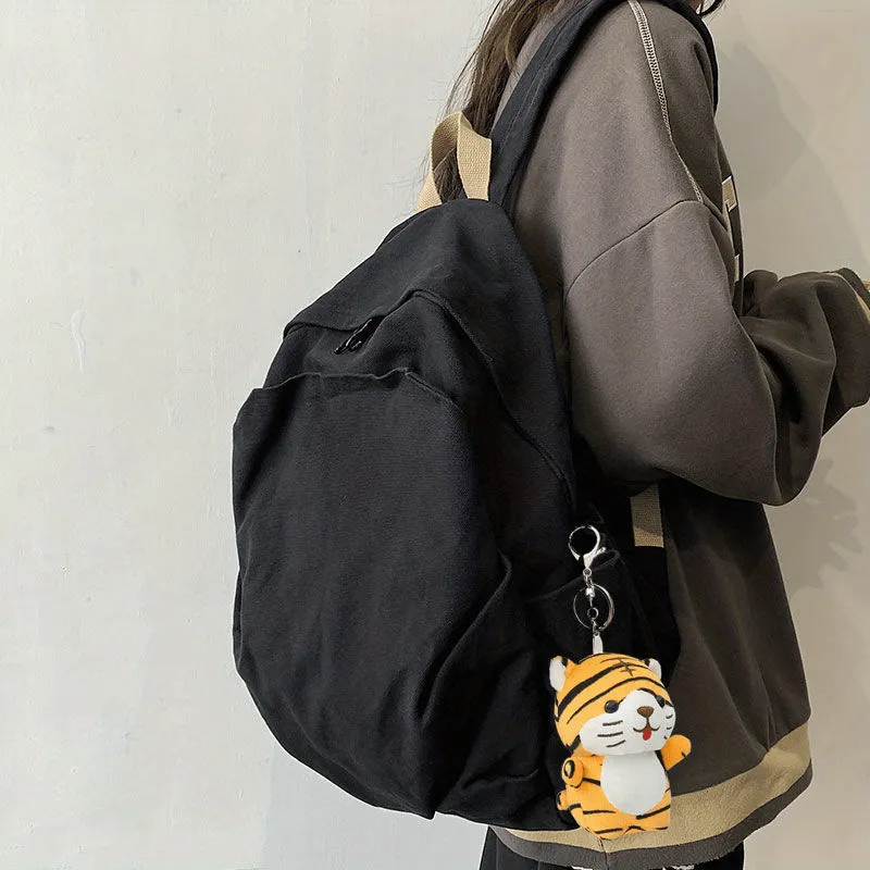 Stylish  Durable Canvas Backpack for College  Travel