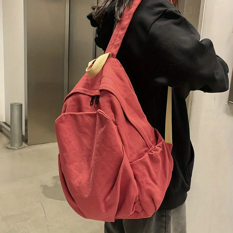Stylish  Durable Canvas Backpack for College  Travel