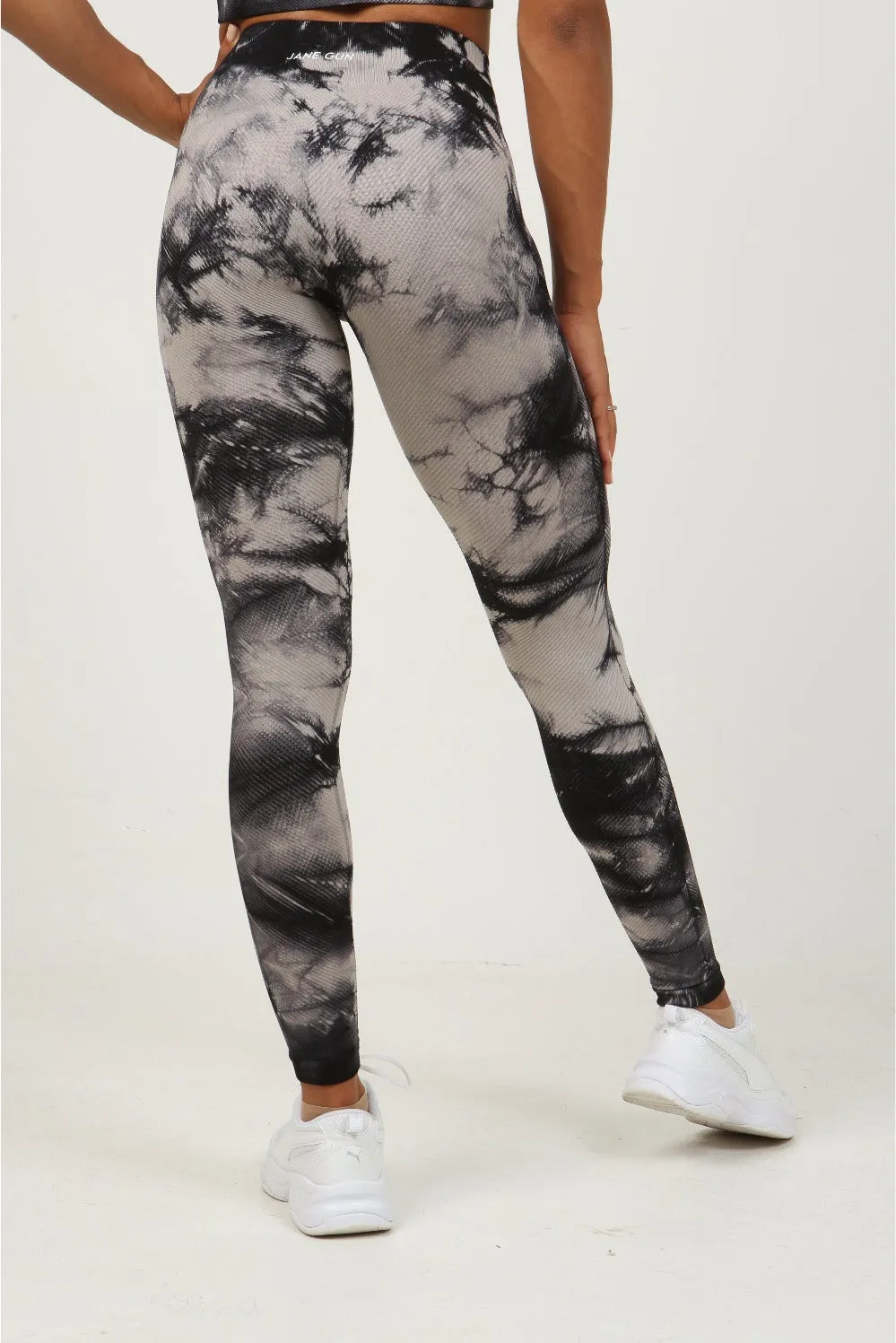 Tie Dye Gym Set - Smoky Charcoal