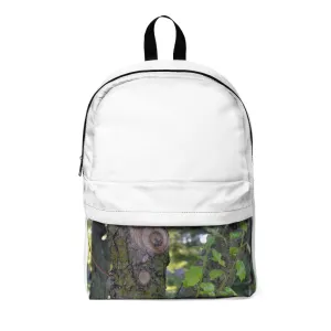 Tree Stump and Green Leaves Unisex Classic Backpack