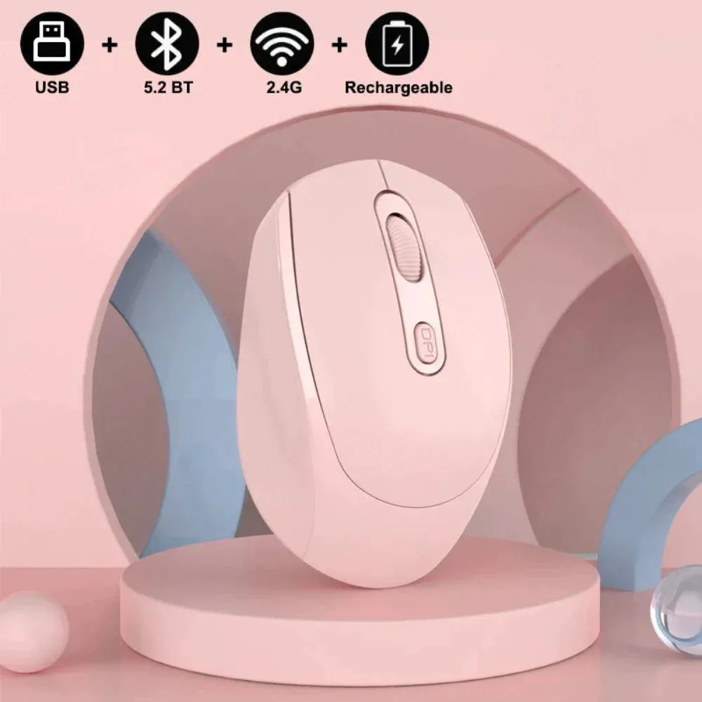 Vibrant 1600DPI Dual-Mode Wireless Mouse