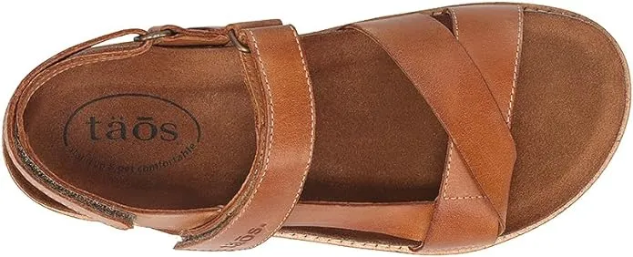 WOMEN'S TAOS SIDEWAYS SANDAL | CARAMEL